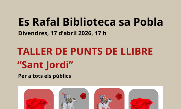 Taller de putns de llibres de “Sant Jordi”