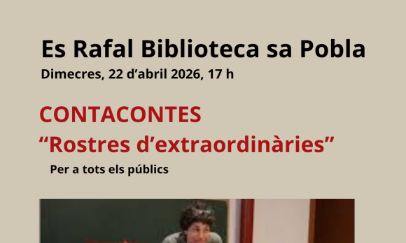 Contacontes “Rostres d’extraordinàries”