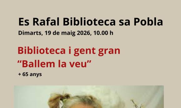 Biblioteca i Gent Gran "Ballem la veu"