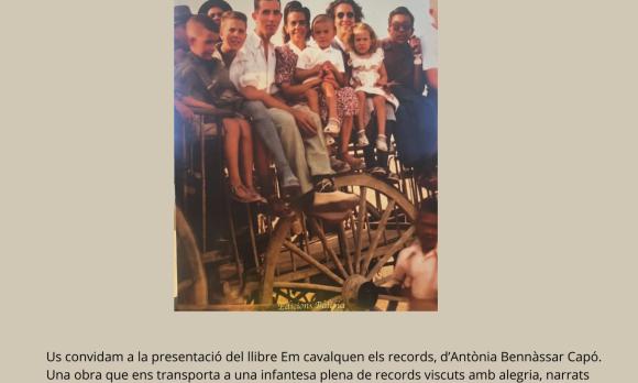 Presentació del llibre "Em cavalquen els records"