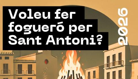 Sol·licitud de fogueró Sant Antoni 2026