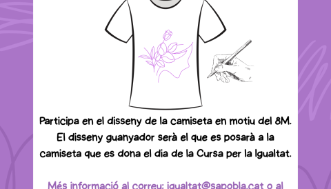 Convocatòria del I Concurs de Camisetes 8M 2026
