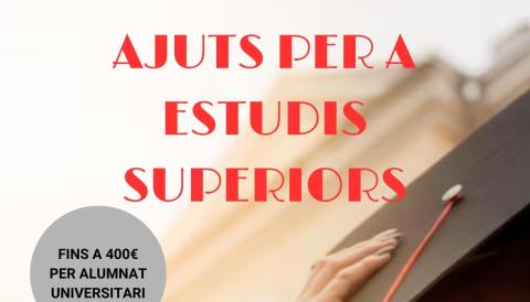 Ajuts estudis superiors